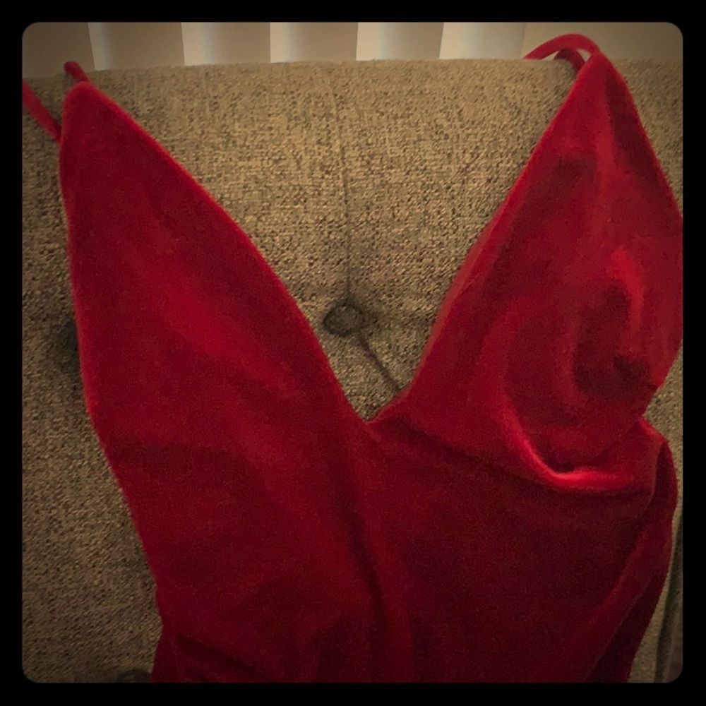 Fashion Nova Velvet Body Dress